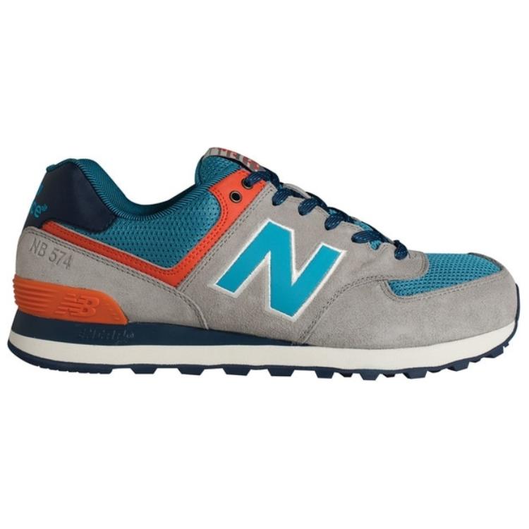 New Balance 574 Out East Unisex Sneakers Grey Blue Orange ML574SOE
