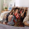 Sadie sink Printed Flannel Blanket, soft throw for bedroom sofa, washable, fan merchandise, great gift.