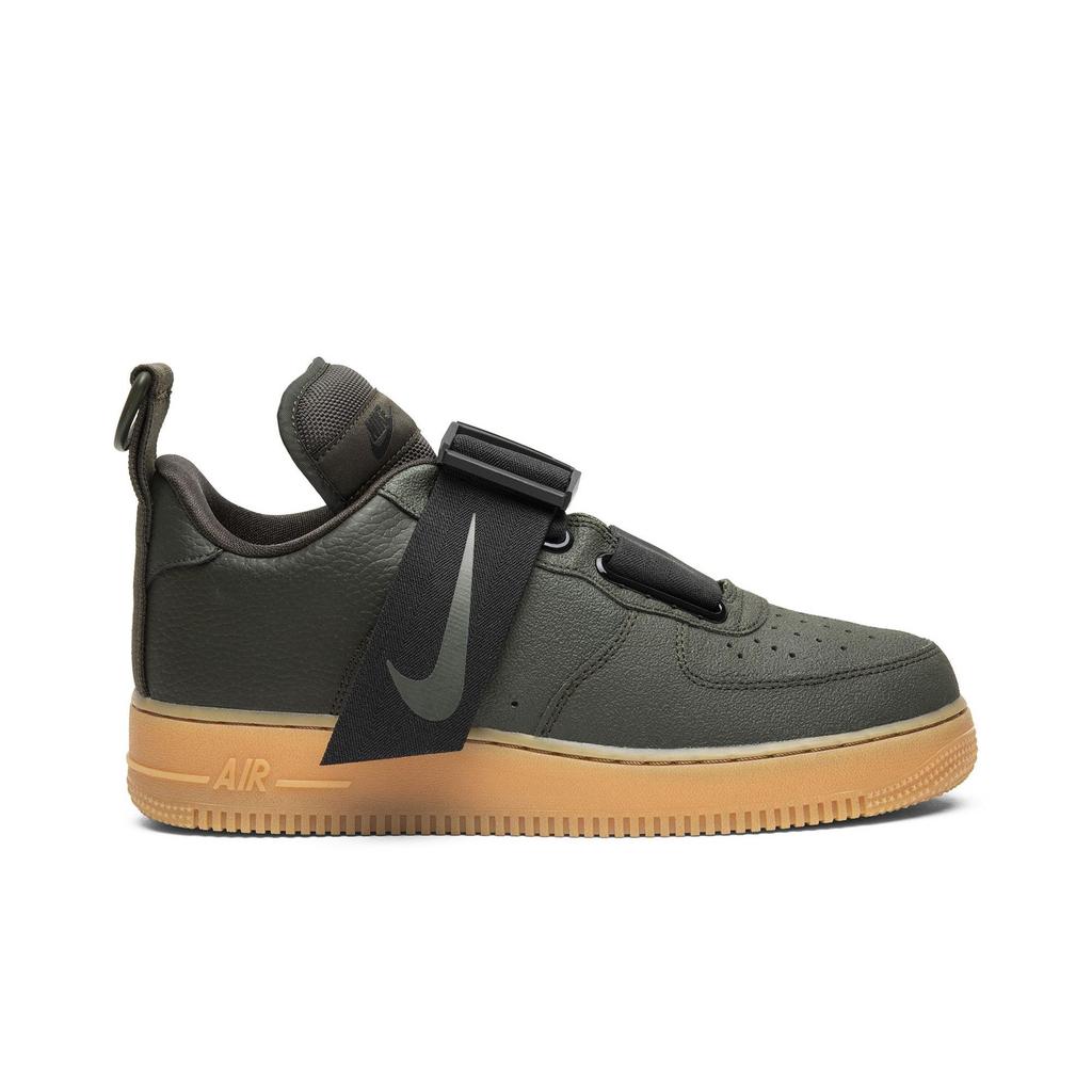 Nike Air Force 1 Low Utility 'Sequoia' (Unisex) Sequoia / Black-Gum-Medium Brown Skateboard Shoes AO1531 300