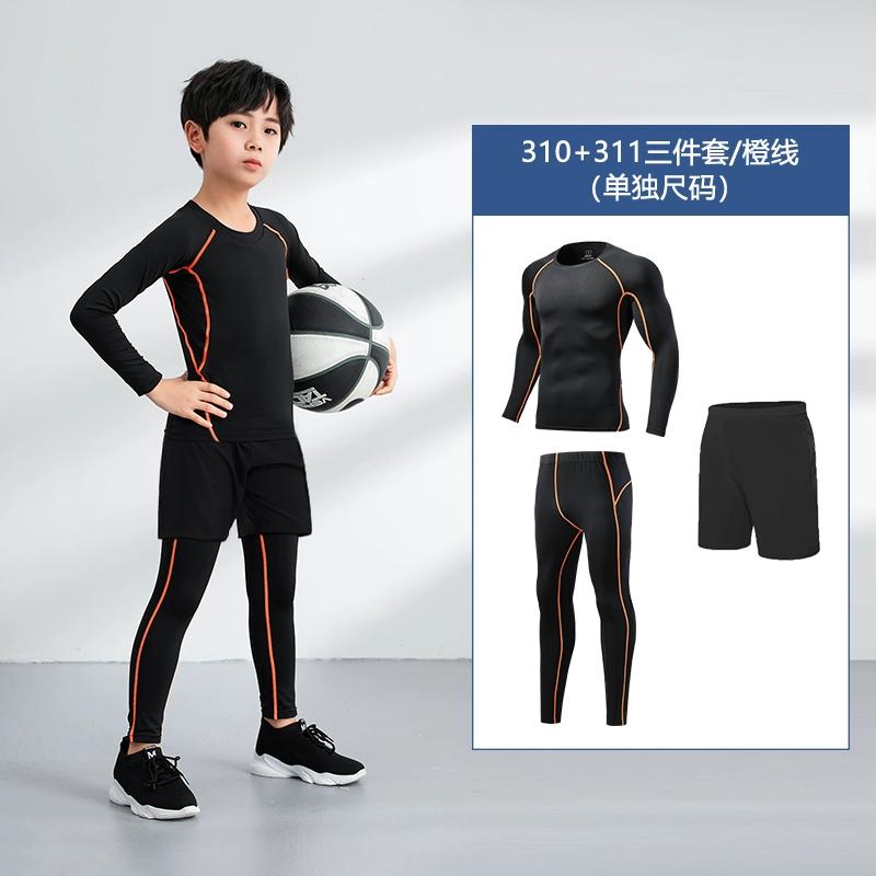 Παιδικό κολάν μπάσκετ ρούχα προπόνησης Παιδικό φθινοπωρινό και χειμερινό ποδοσφαιρικό παντελόνι Αθλητικό σετ ρούχων γυμναστικής που στεγνώνει γρήγορα για τρέξιμο