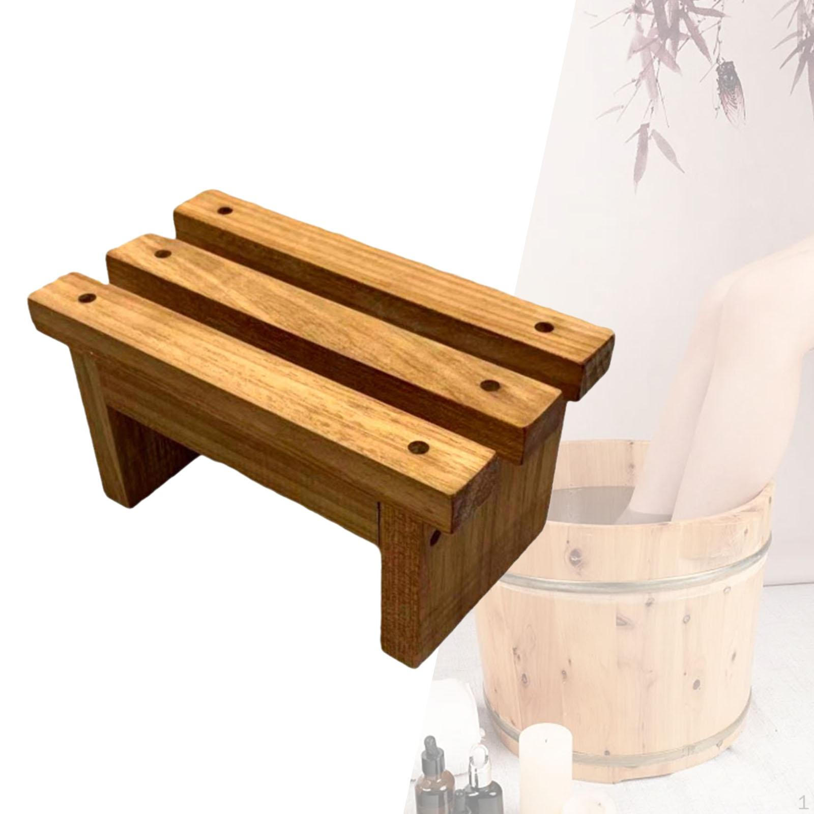 

Ведро для ванны, деревянный табурет, стул для купания, подставка для ног, деревянная подставка для ног, домашняя подставка для ног жёлтый