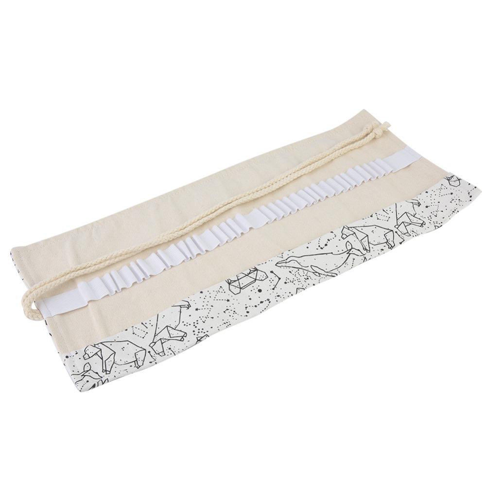 compact roll design large capacity pencil pouch colored pencil organizer  daily drawing use Pencil Case