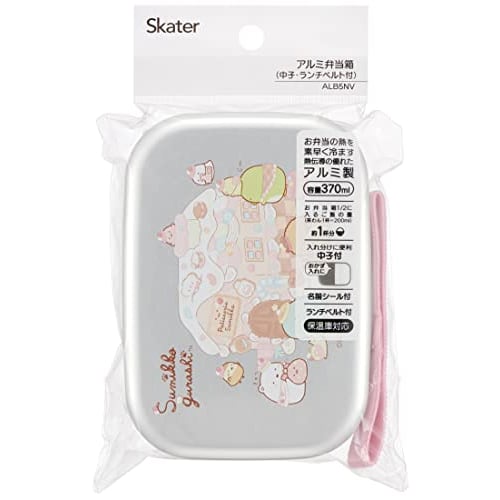 Skater Bento Box Sumikkogurashi Okaiyasan 370ml Aluminum for Children Made in Japan ALB5NV-A