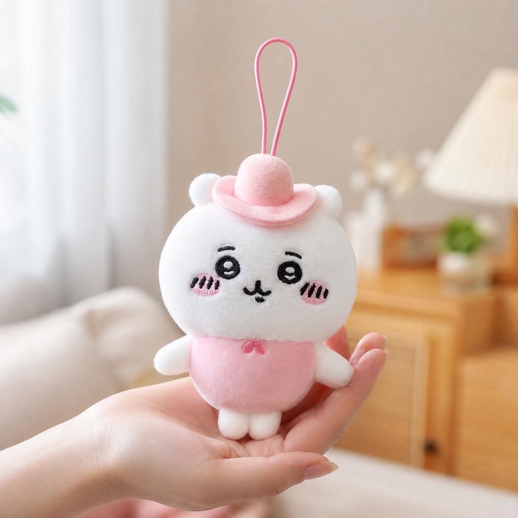 Adorable Plush Keychain Toy Set - Soft Stuffed Animal Keychain Decoration for Bags and Backpacks, Great Gift for Fans