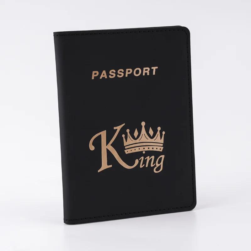 Passport Cover Passport Holder Letter Print Organizer Protective Card Case Credit Card Holder ID Document Passport Wallet