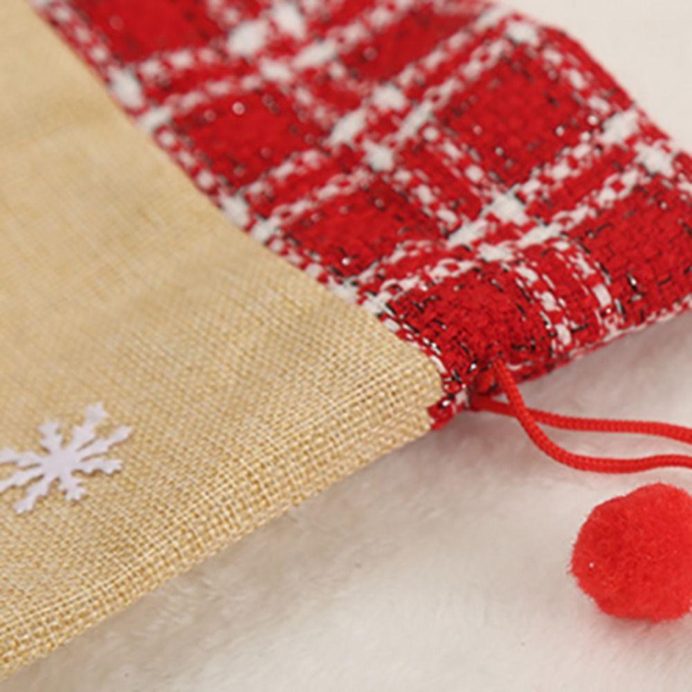 Weihnachtsmann Weihnachtsgeschenktasche Schneemann Kordelzug Handtasche Tragbare Schulter Aufbewahrungstasche Reise