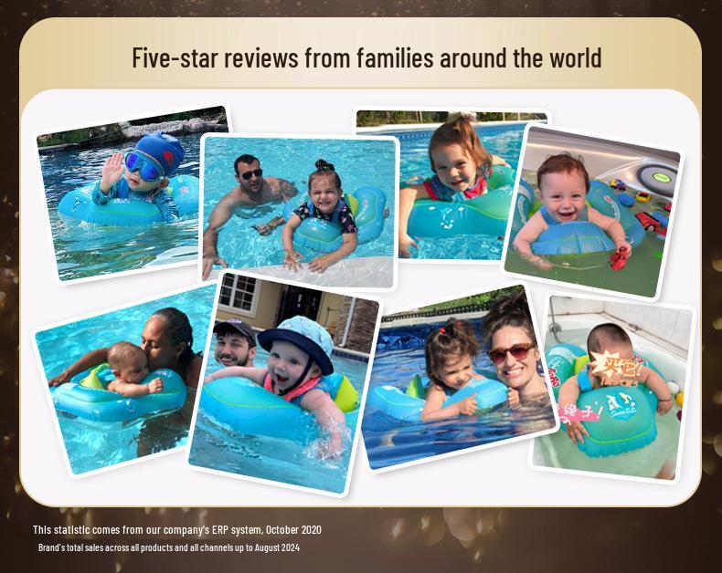 Boia de Natação Infantil Swimbobo com Toldo - Boia Protetora para Esportes Aquáticos de Bebê