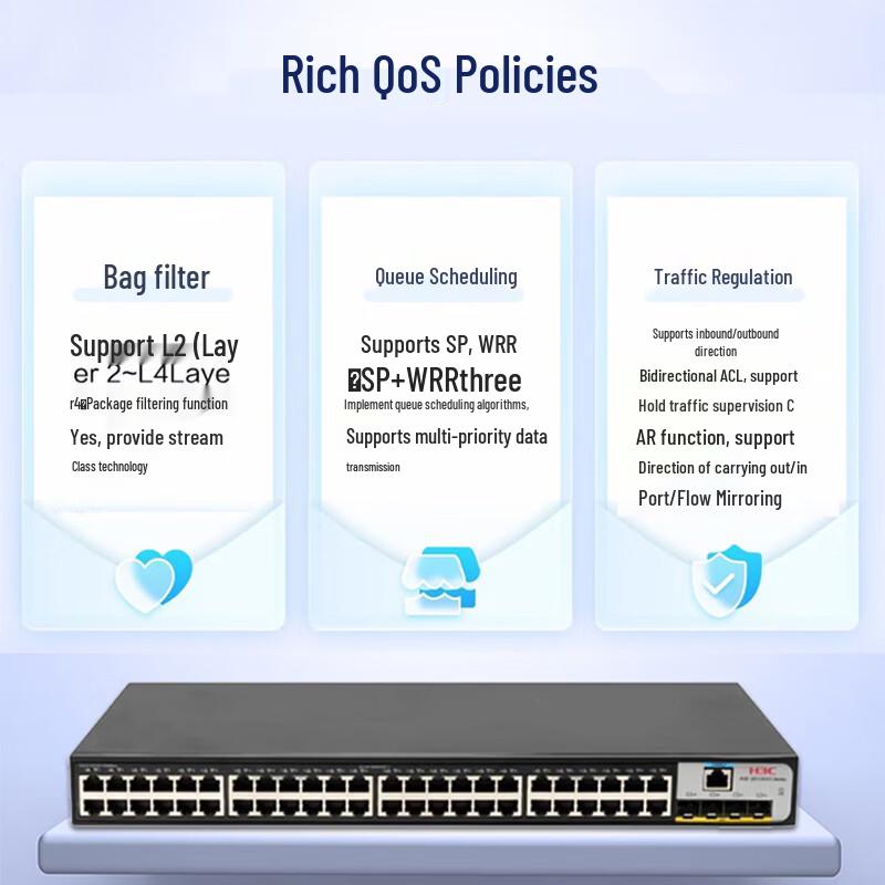 H3C S5120V3-52P-EI-H1 48-Port Layer 3 Managed Gigabit Switch