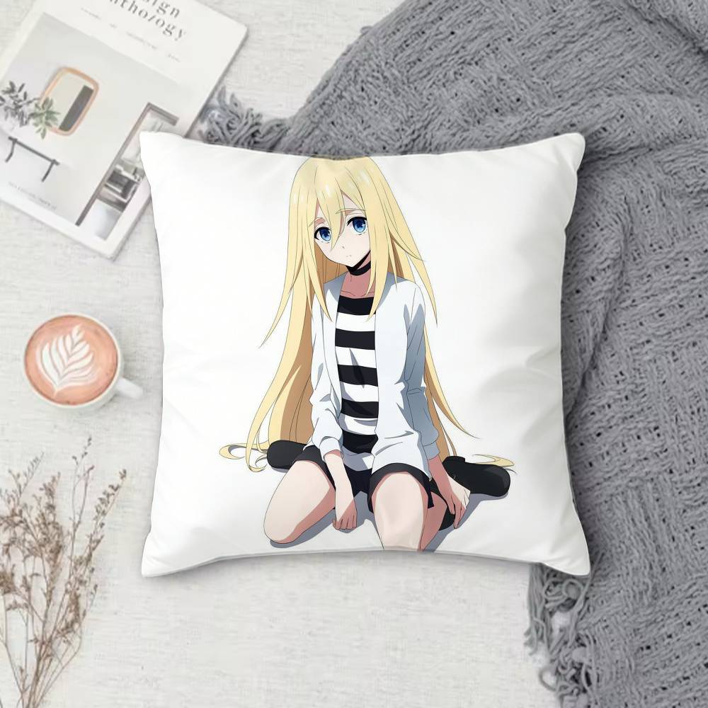 AAngels of Death Doublesided Printed Square Decorative Cushion Cover for Sofa Living Room Home Decor