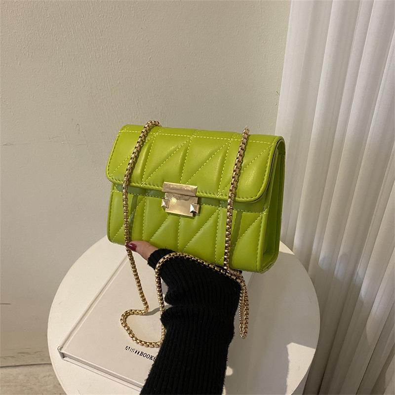 

Ретро маленькая сумка в гонконгском стиле женская 2025 новая повседневная сумка-цепочка модная на плечо через плечо маленькая квадратная сумка