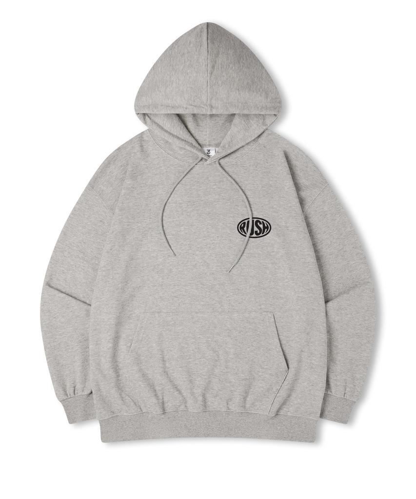 Rush Oversized Printed Hooded Sweatshirt