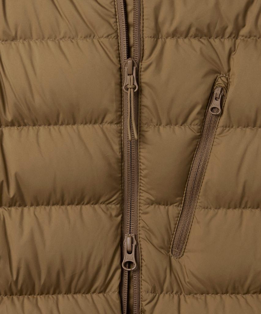 Musinsa Standard [City Leisure] Hooded Light Down Jacket [Desert Brown]