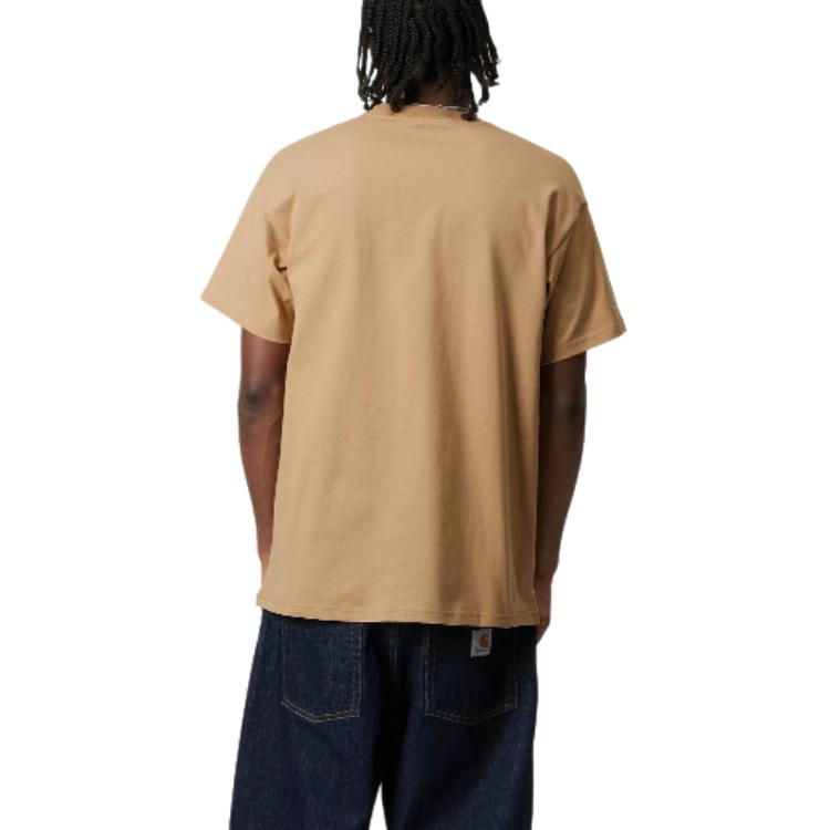 Carhartt WIP FW24 S/S Fragments Pocket T-Shirt Unisex Tops Brown I034407-0IA-XX