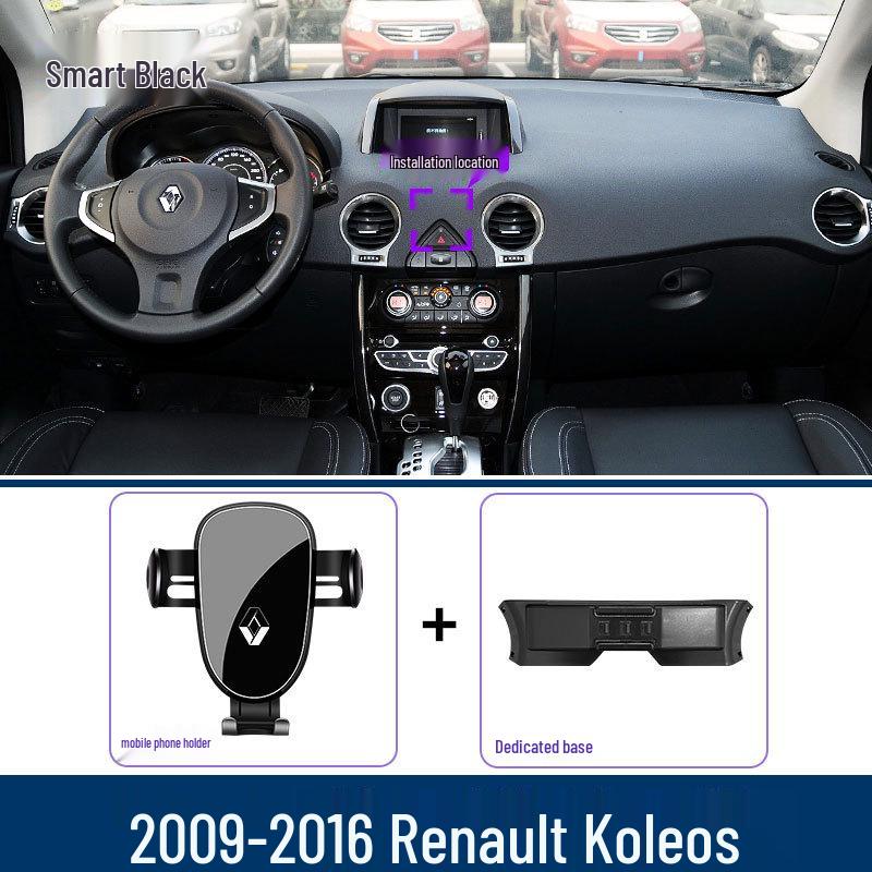 Držák na telefon do auta Renault Koleos Klipový držák