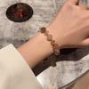 Koreanisches Temperament Natürliches Perlenarmband Gold Haarkristallarmband Kleines frisches Temperament Einfacher Internet-Promi-Schmuck