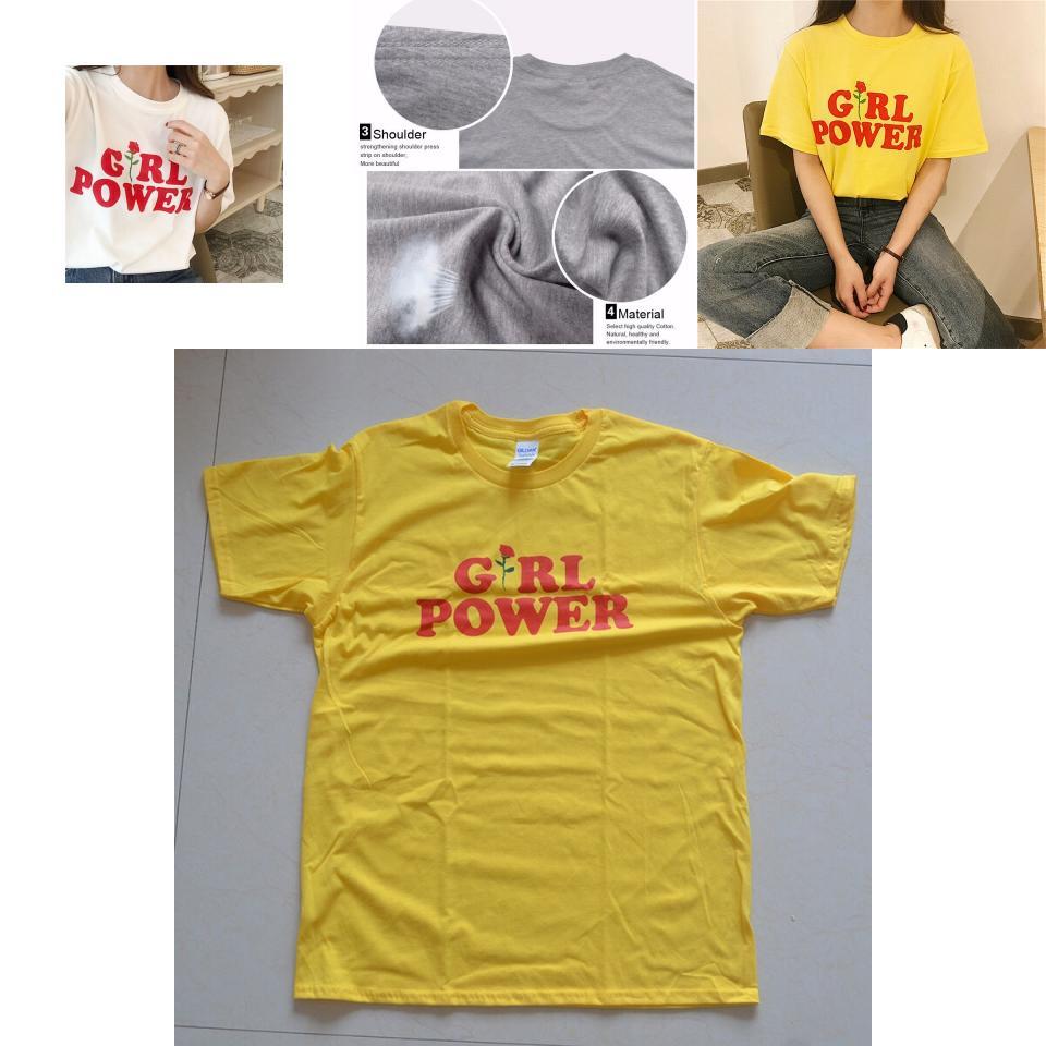 Premium Quality Casual T-shirt Featuring Girl Power Message For Confident Femmes