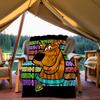 1pz Coperta da Esterno Mystery di Scooby Doo, Leggera in Flanella, Morbida e Calda, Per Tutte le Stagioni, Esterno, Campeggio, Soggiorno, Ufficio, L1106015