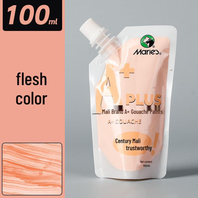 Mali 100ml Washable Gouache Paint Set for Kids - Squeeze & Refill Jelly Pack