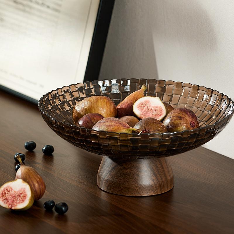 Fruit Tray  Living Room Coffee Table  Household New Year Nut Snack Tray  Light Luxury High-end Dried Fruit Tray  Exquisite and High-quality Drainage