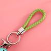 Stylish Couple Leather Cord Bell Keychain Charm - Multi-Color Fashion Accessory