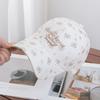 Korean Fresh Little Floral Baseball Cap Girl Ins Sweet Age-reducing Cap Spring and Summer Visor Hat Shows Small Face