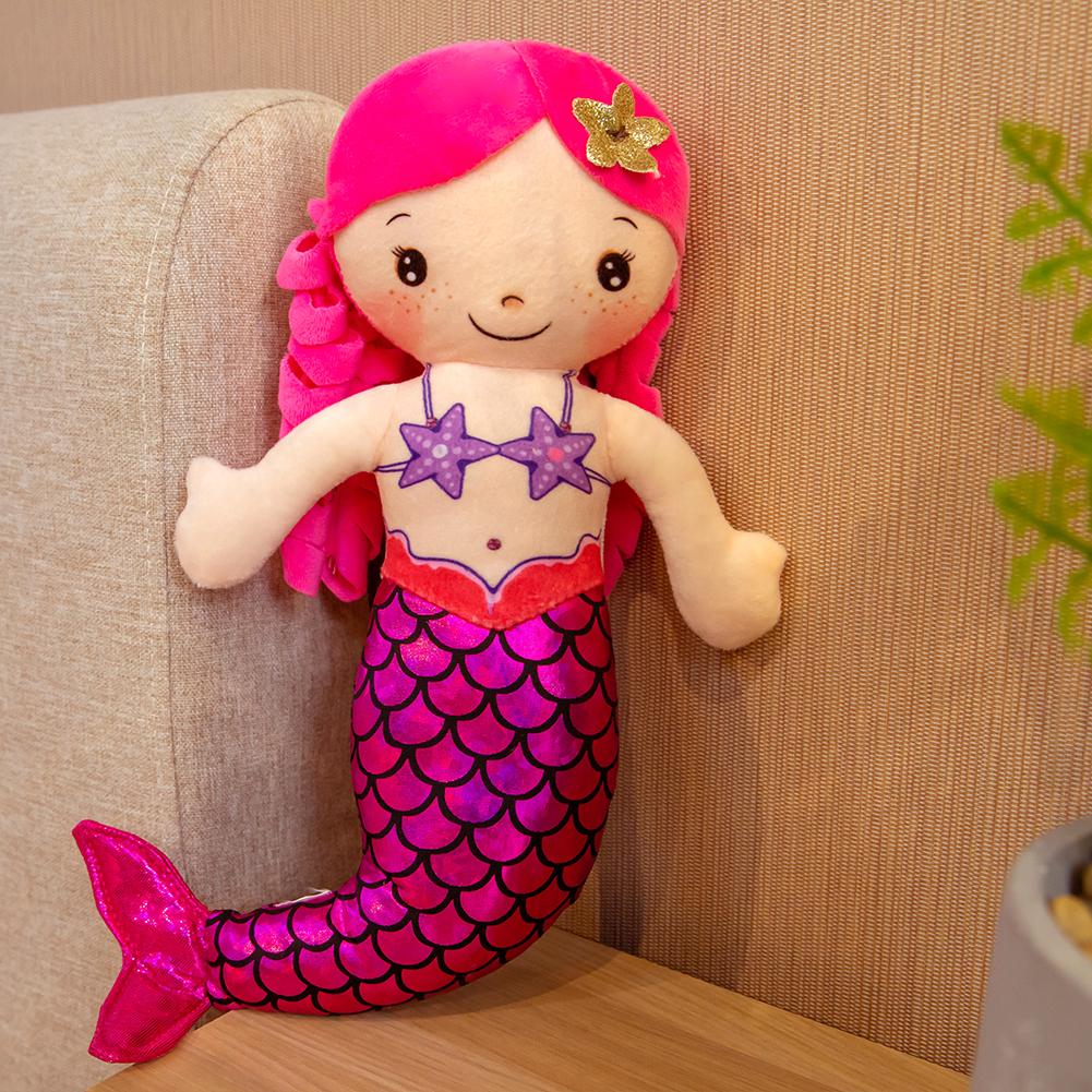 1PC 30cm Cartoon Mermaid Plush Doll Toy Children Adults Cute Comfot Pillow Plush Toys for Baby Girls Boys Christmas Gifts