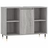 VidaXL Bathroom Cabinet Sonoma Grey 80x33x60 Cm Engineered Wood 831626