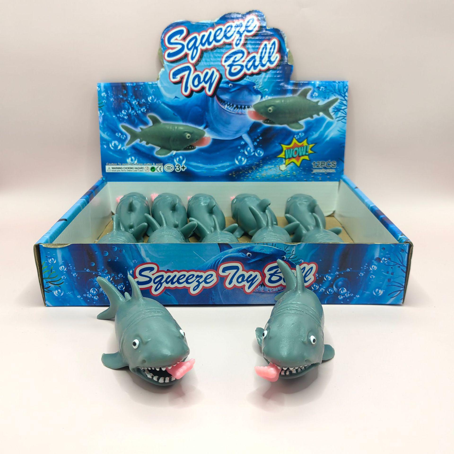 

Творческая игрушка-симулятор акулы: Мягкий, веселый и развлекательный для детей Man-eating shark squeeze