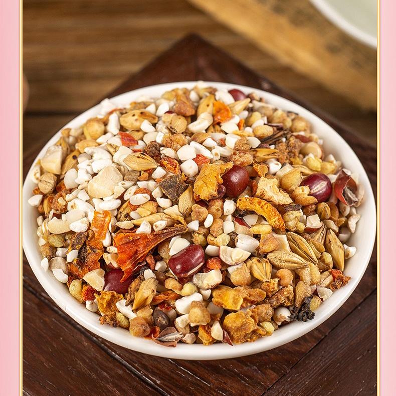 Nanjing Tong Ren Tang Red Bean Barley Gorgon Tea Instant Brewing Tea Bag 150G