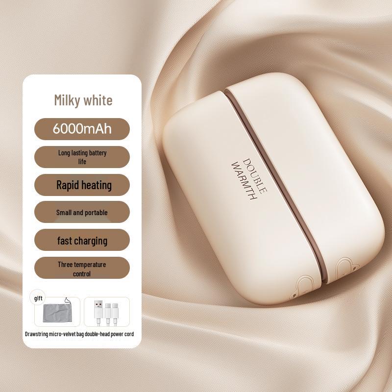 Dual-Tone Magnetic USB Rechargeable Hand Warmer Heater