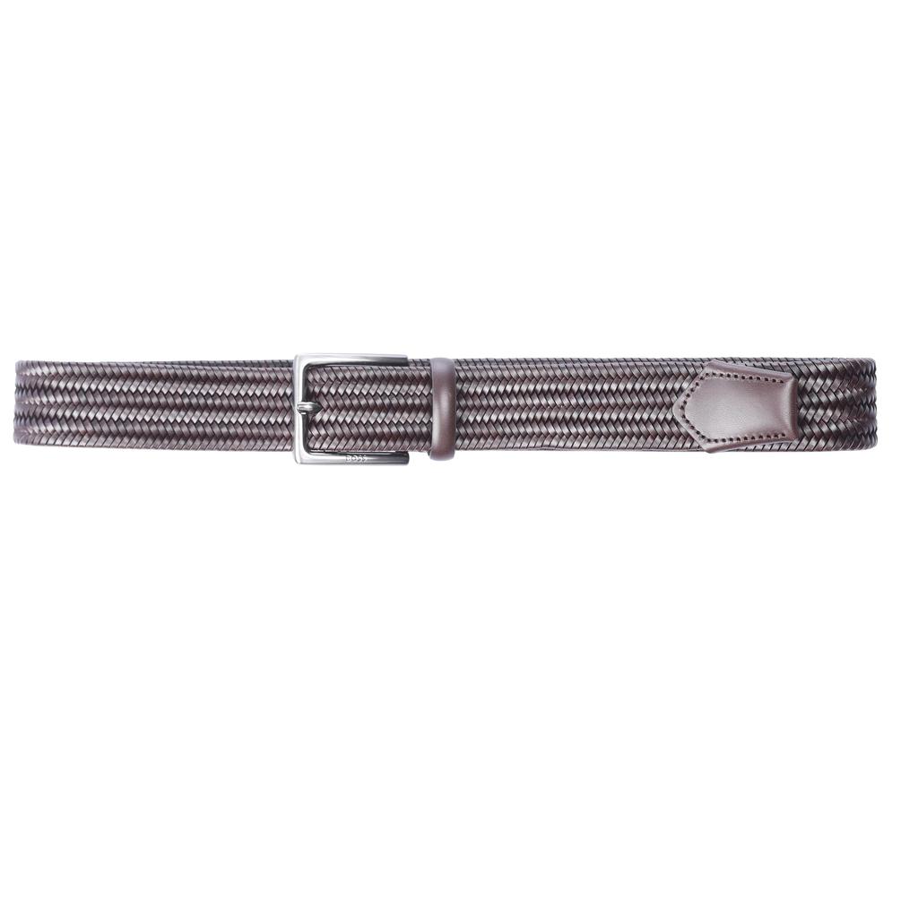 BOSS Semyo Woven Leather Belt