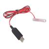 USB To 1.5V 3A LR03 False Battery Power Cord Replacement Cable For Electronic Toys Clocks Thermometers LED Lights