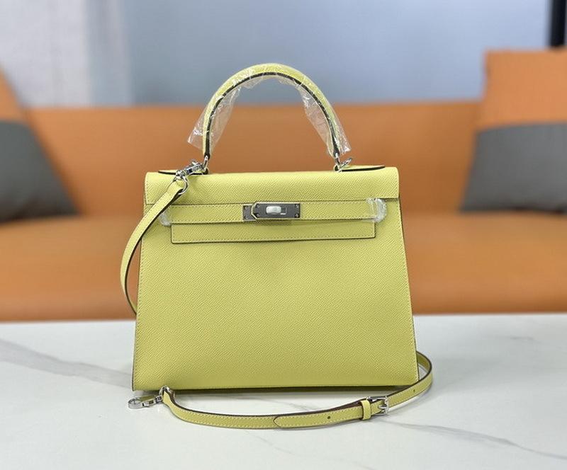 26 New Genuine Leather Women's Bag Palm Pattern Mini 22CM25 Silver Buckle Handbag Single Shoulder Diagonal Cross-border