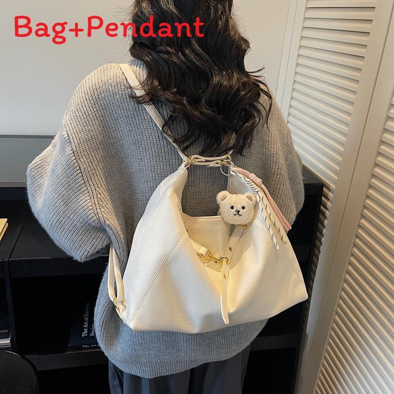 Urban Minimalist Pu Tote Bag For Daily Commute With Multiple Compartments