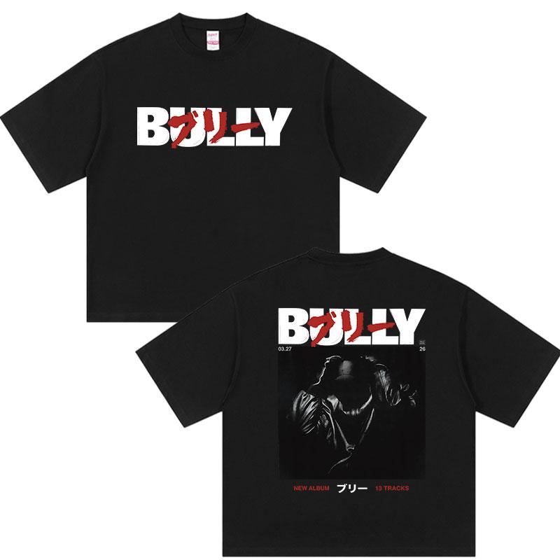 

Rapper Kanye West Bully Album 2026 Graphic T Shirt Mens Hip Hop Gothic Punk Clothing Tshirts Vintage Oversized Cotton Tshirt 4XL