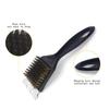 Metal Grill Brush with Scraper Grill Cleaning Brush Durable Stainless Steel Bristle Grill Accessories