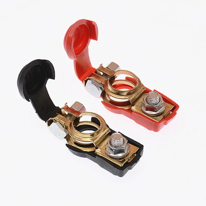 

Разъемы аккумулятора автомобиля Отрицательные и положительные клеммы аккумулятора Быстросъемные клеммы, подходящие для большинства транспортных средств