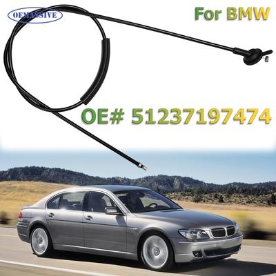 Motorhaubenentriegelungskabel Bowdenzug Vordere Platzierung Für BMW 740I 2001 745LI Basis Limousine 750I 760LI 2008 E65 E66 OE# 51237197474 Metall
