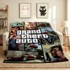 Gta Iv Flannel Blanket Throw Blanket Soft Warm Sofa Bed Camping Home Decor Unique Christmas Gift C9211686