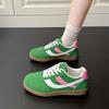 Casual Shoes Women's 2026 New Color Matching Dexun Shoes Niche Thick-soled Lace-up Sports Women's Shoes Large Size