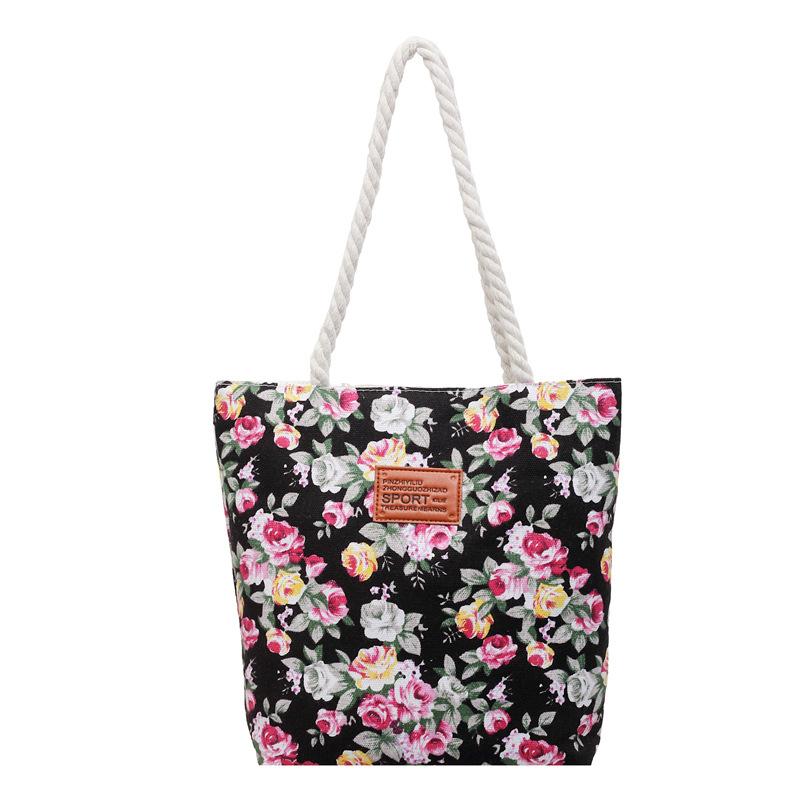 New Fresh Style Tote Bag for Women, Large Capacity Casual Shoulder Handbag, Commuter and Shopping Bag with Zipper