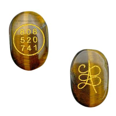 WholesaleGemShop Zibu Symbol Jade Stone Money Coin, Prosperity & To Attract Money, Luck Natural Cabochon Gemstone for Reiki Healing FengShui Abun