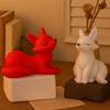 3D Fox Candle Making Kit-DIY Cartoon-Style Mold for Scented Candles&Resin Crafts,Home Desk Decoration,Candle Making Supplies