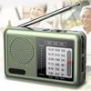 Outdoor Radio SW/AM/FM Stereo Digital Radio Battery Operated Telescopic Antenna Full Band Radio Receiver with Speaker 3.5mm Jack