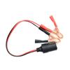 Car Battery Clamp To  Lighter Plug  Charge Extension Cable  Lighter Battery Adapter Socket