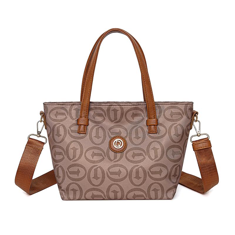 Commuter Retro Large Capacity Tote Bag Print Women's Crossbody Handbag
