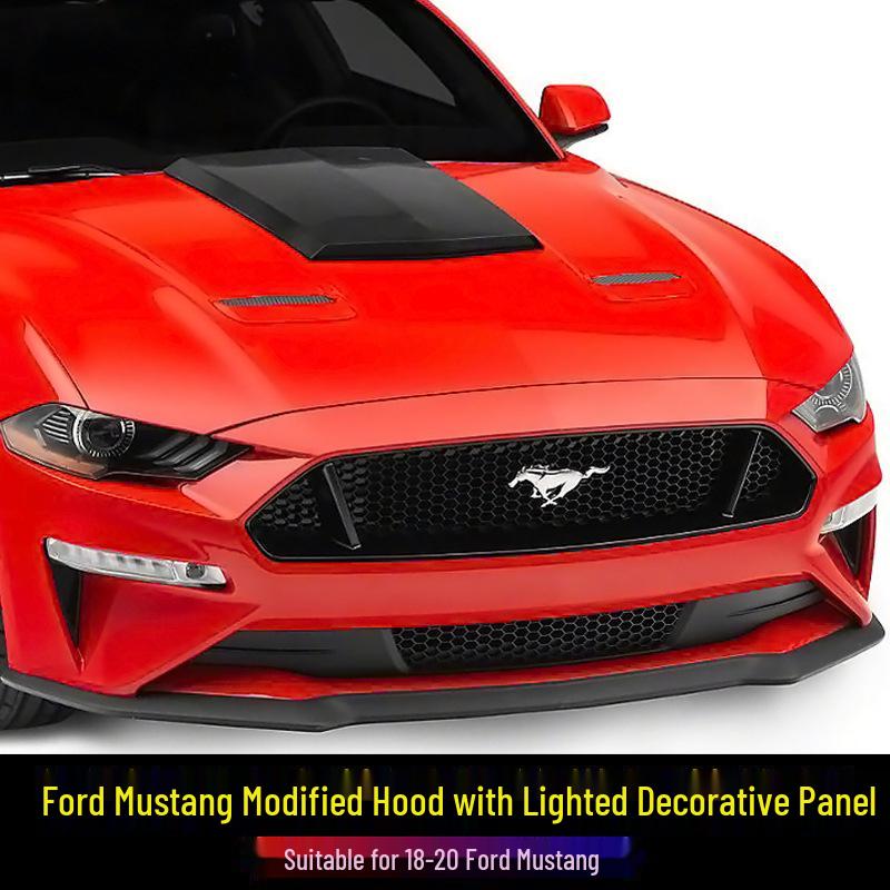18-23 Ford Mustang Sequential Knight Rider Hood Lights with Remote Control