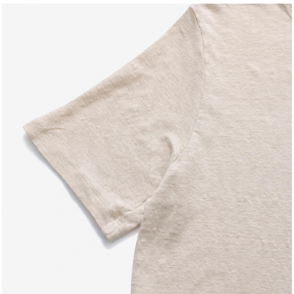 ISabelle Marant TS0045ha B1n16h 23ec Karman Karman Linen Men S Short Sleeve Tee