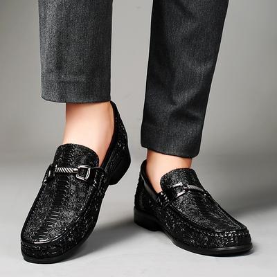 Herren Slipper Echtleder Allround-Luxe Business Schuhe 2024 Rutschfest Mode Herren Slipper Männlich Bequemer Fahrschuh