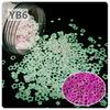 Luminous Hollow Plum Sequin Nail Art Patch: 4MM Glow, Mother-and-Child Star Design, 8 Colors, Solvent-Resistant